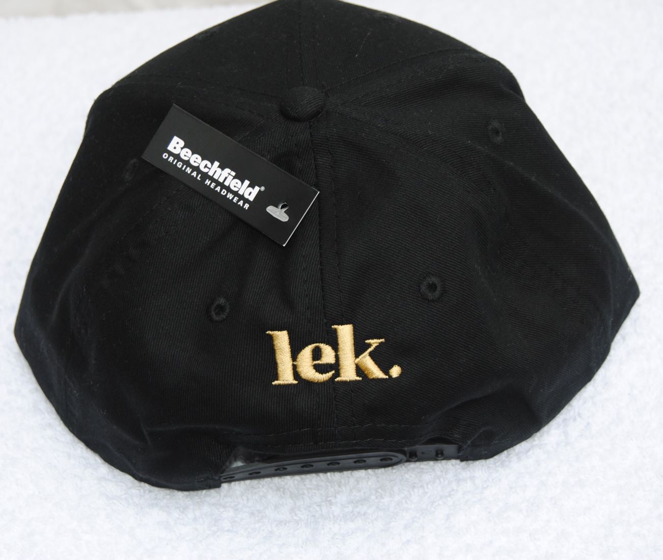 Unisex 5-panel Lemzi Snapback Adjustable Cotton Hat - Black &amp; Limited Edition Lek.