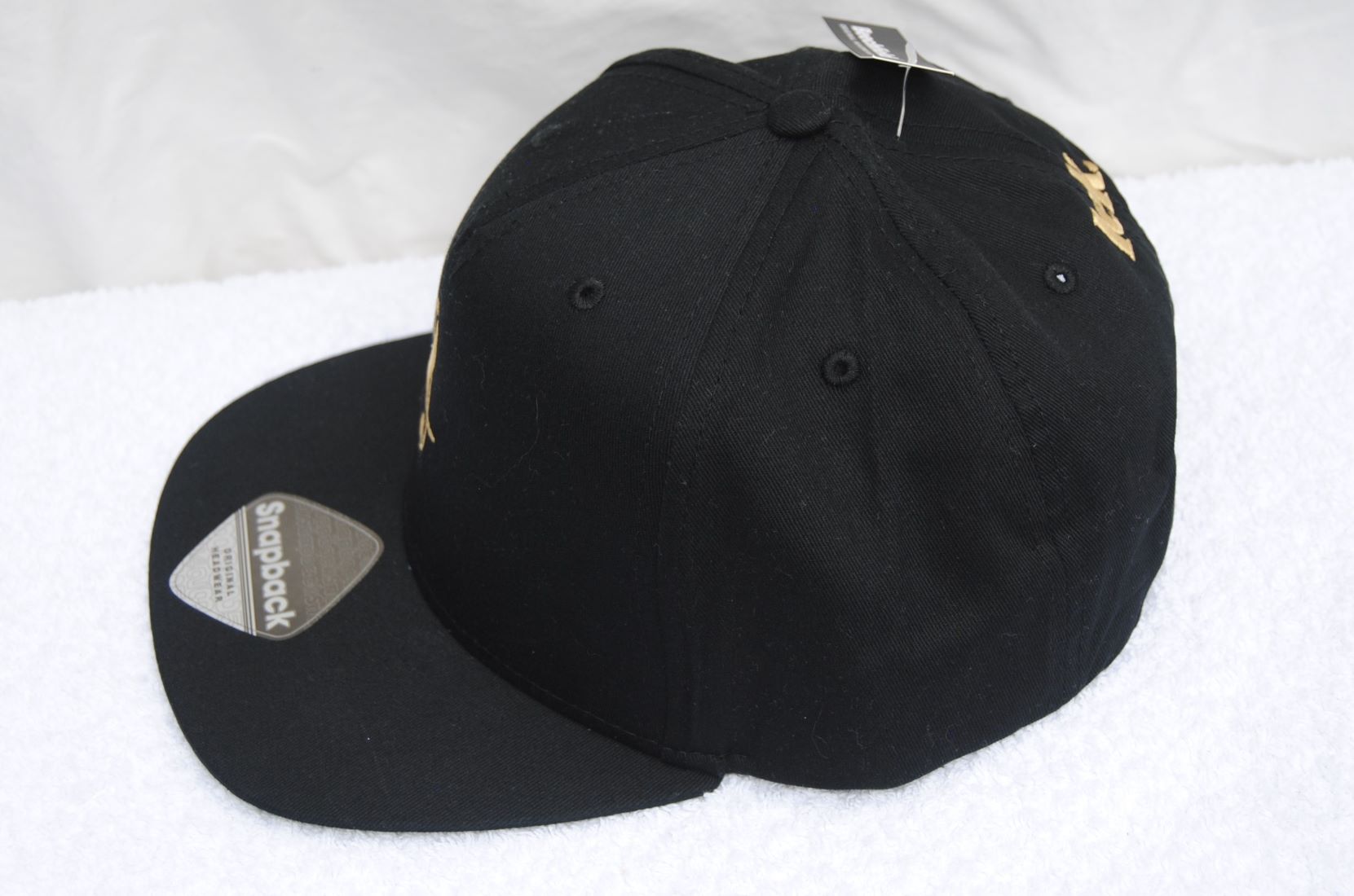 Unisex 5-panel Lemzi Snapback Adjustable Cotton Hat - Black &amp; Limited Edition Lek.
