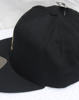 Unisex 5-panel Lemzi Snapback Adjustable Cotton Hat - Black & Limited Edition Lek.