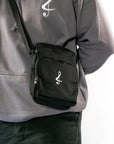 Men's Classic Lemzi Petit Piqué Vertical Zip Bag - BLACK OR GREY