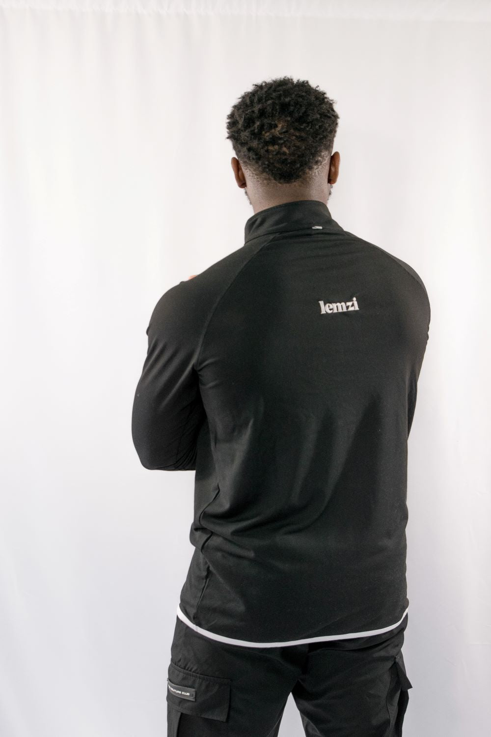 Mens&#39;s SPORT Classic Fit Cool ½ Zip Sweatshirt - BLACK &amp; Limited Edition Gold Label