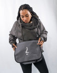 Lemzi's Unisex Large Ipad Messenger Bags - Grey or Black