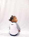 Kid’s Lemzi Cotton Stripped Pyjamas Set - 6-12mths