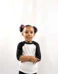 Kid's Toddler ¾ Sleeve Baseball Cotton Tee 2-3YRS