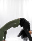 Women's Lemzi TriDri Performance SPORTS Recycled Polyester Compression Leggings - OLIVE