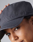 Unisex Adjustable Cotton Army Cap- Black or Grey & Limited Edition Gold Label