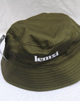 Unisex Reversible Cotton  Bucket Hat - Olive Green or Black