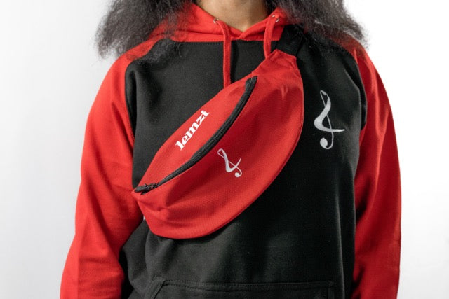 Unisex Lemzi Logo Print Belt Bag - Red, Black or Grey